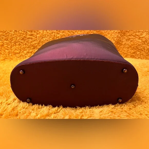 Gucci Bordeaux Nylon Bucket Tote - COA - Picture 7 of 13